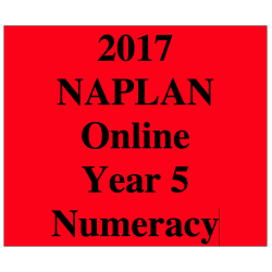 2017 Y5 Numeracy - Online